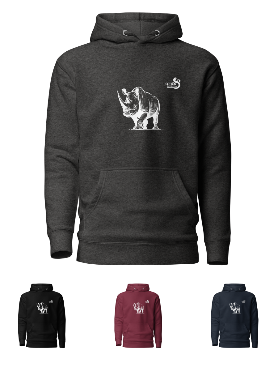 Obsidian - Black Rhino Hoodie
