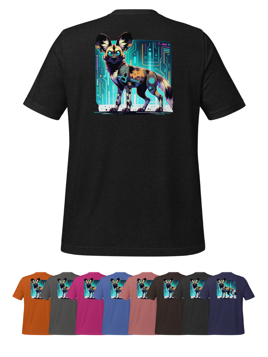"Zip" African Cyber Dog - T-Shirt