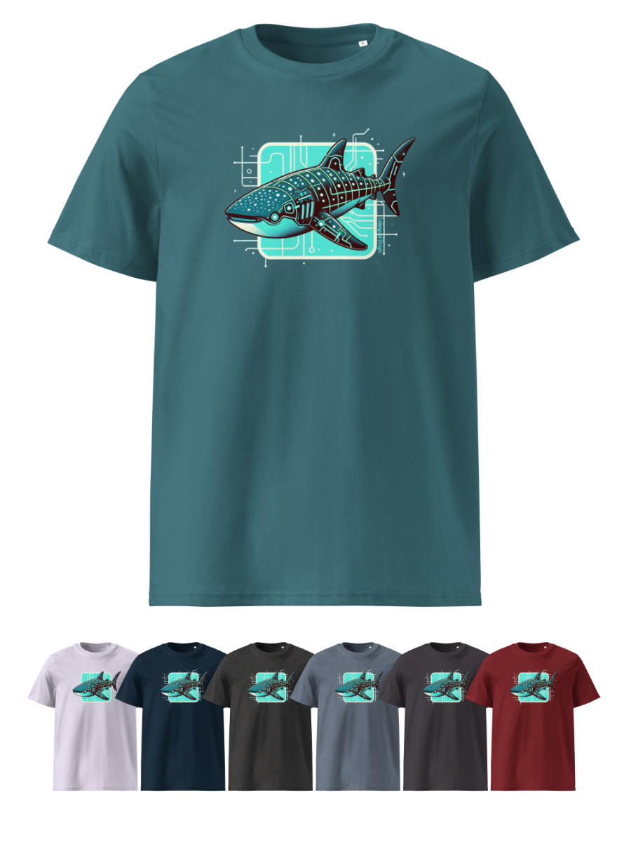 Cyberpunk'd Whale Shark - Organic T-Shirt