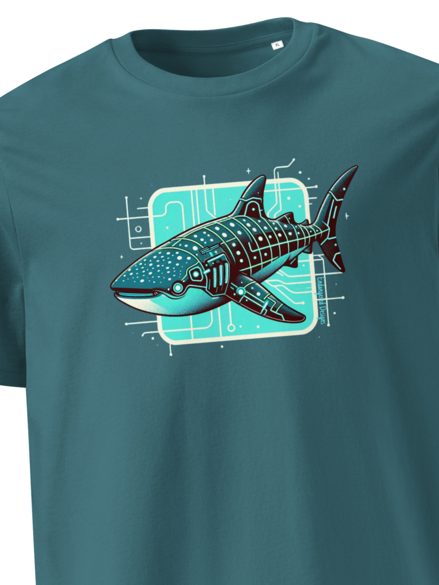 Cyberpunk'd Whale Shark - Organic T-Shirt
